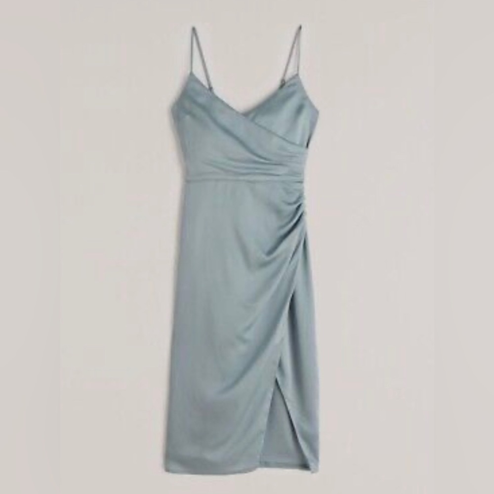 Abercrombie Satin Midi Dress